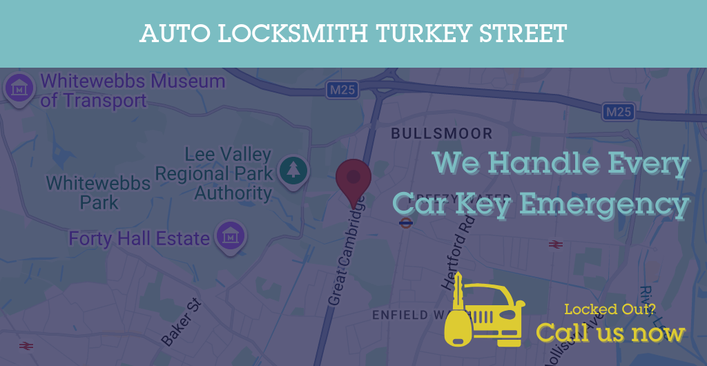 Auto Locksmith Services in Turkey Street - EN postcode